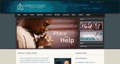 Desktop Screenshot of libertychapelchurch.com